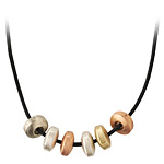 STERLING SILVER & COPPER CANDY NECKLACE