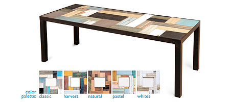 Reclaimed Patchwood Coffee Table Bench
