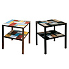 RECLAIMED PATCHWOOD END TABLE WITH SHELF
