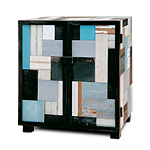 RECLAIMED PATCHWOOD CUBE CABINET