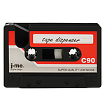CASSETTE TAPE DISPENSER | 70s and 80s Cassettes Tapes Scotch Tape Dispenser For Desk, Fun, Rubber, Desk Accessory | UncommonGoods from uncommongoods.com