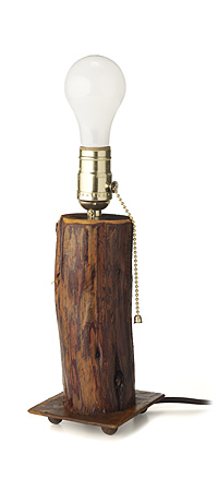 Cedar Lamp Base