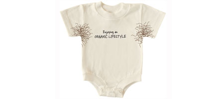 Organic Lifestyle Organic Cotton Infant Snapsuit