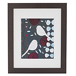 'NIGHT SONG' PRINT | Alena Hennessy Two White Birds, Roses, Flowers, Dark and Dreamy, Pure, Simple, Calming, Pretty, Modern, Artwork | UncommonGoods : alena hennessy wall art art work pretty home decor