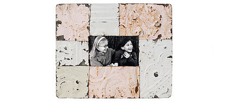 Quilted Reclaimed Tin Frame