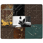 QUILTED RECLAIMED TIN FRAME