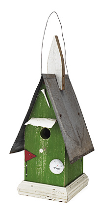 Reclaimed Wood Golf Bird House