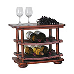 RECYCLED WINE BARREL STAVE MINI WINE DISPLAY