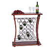 recycled wine barrel wine display