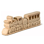 3-D WOODEN TRAIN PUZZLE