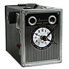 vintage box camera clock
