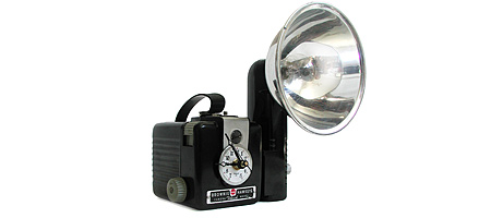 Vintage Flash Camera Clock