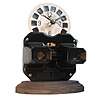 vintage viewfinder clock