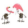 FLAMINGO-AWAY SCULPTURE