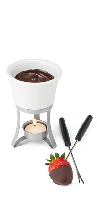 Belgian Chocolate Fondue for Two