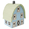 Baby Blue Barnyard House Birdhouse