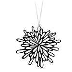 POP-OUT NECKLACE - BLACK STARBURST