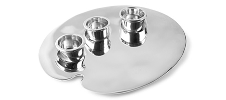 Aluminum Artist Palette Plate