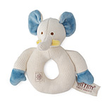 ORGANIC COTTON TEETHER ELEPHANT