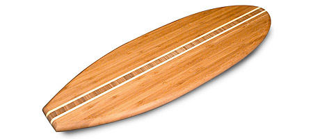 Bamboo Surfboard Serving Tray