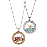 STARFISH AND BIRD LOCKETS