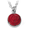 Rose Vintage Button Necklace