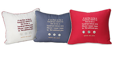 Organic Cotton Pooh Pillows