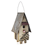 RECLAIMED WOOD FISHING SHACK BIRDHOUSE