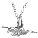 ORIGAMI MINI CRANE NECKLACE