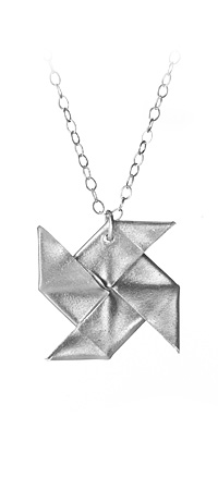 Origami Windmill Necklace