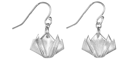 Origami Lotus Earrings