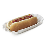PORCELAIN HOT DOG WRAPPER | Porcelain Hot Dogs Wrapper, Ballpark Franks Paper Wrapper, Folded Hot Dog's Wrapper From Ball Game, County Fair, Street Vendors, Life-Size Replica, Sculpture, Pop Art, Whit : witty picnic cool clever wrapper