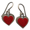 Felt Heart Earrings