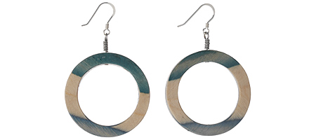 RECYCLED SKATEBOARD EARRINGS image