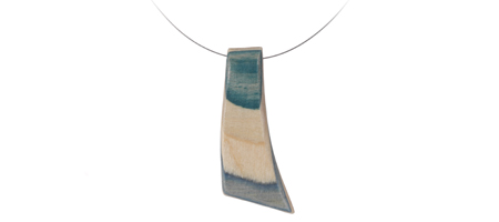 RECYCLED SKATEBOARD WAVE NECKLACE | Skateboard Necklace, Wave Necklace, Skater Jewelry, Recycled Jewelry, Necklace Made From Skateboards | UncommonGoods from uncommongoods.com