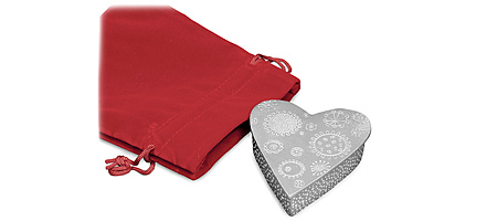 Heart With Flowers Treasure Box