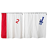 Tension shower curtain rods
