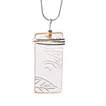 DEPRESSION GLASS NECKLACE