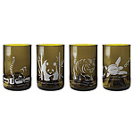 PROTECT OUR WILDLIFE GLASSES - SET OF 4