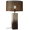 RECLAIMED BARN WOOD BRUSH LAMP