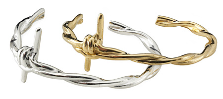 BARBED WIRE CUFF BRACELET | Barbed Wire Cuff Bracelet, Swizzle Stick Jewelry | UncommonGoods from uncommongoods.com