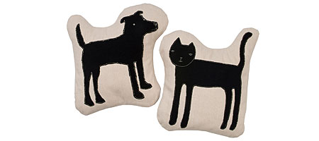Cat & Dog Organic Cotton Pillows