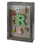 GIRL'S CUSTOM-MADE VINTAGE TOY SHADOWBOX