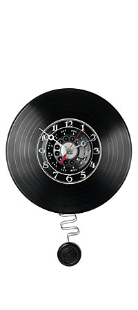 Pendulum Record Phone Clock