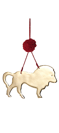 Gold Lion Ornament