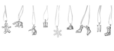 'TIS THE SEASON ORNAMENTS--SET OF 9