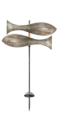 Fish whirligig