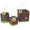 RECYCLED TIN PLANTERS