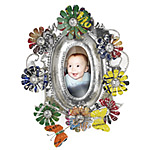 3D ROSE & DAISY RECYCLED TIN FRAMES