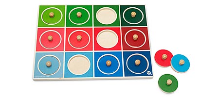 MATCHING SHADES KNOB PUZZLE